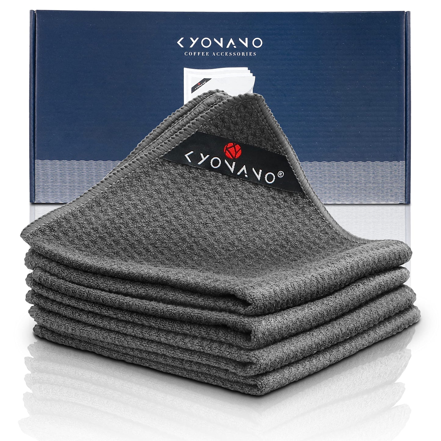 Espresso Accessories - Barista Micro Cleaning Towels 4 Pack - Make The Perfect Coffee or Espresso - Coffee Accessories for Barista to Clean Steam Wand Coffee or Espresso Machine(12x12)