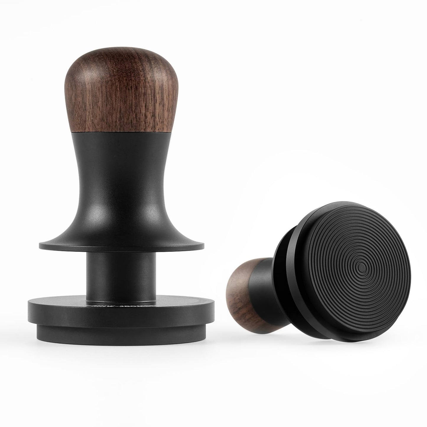 51mm Espresso Coffee Tamper with Three Spring Loaded Calibrated Espresso Tamper 30lbs Espresso Hand Tamper with Sound Feedback Titanium Coating Black T6178T-OS