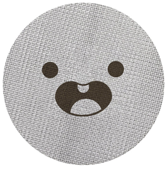 ColoMira 51mm Espresso Puck Screen 1.7mm Thickness 150μm Espresso Filter Screen Mesh Coffee Reusable Filter For Espresso Portafilter Filter Basket 51mm(Happy)